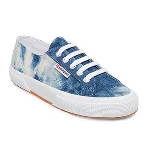 Superga 2750 Tie Dye Sneaker in Denim Multi, Size: 7 New with Tags